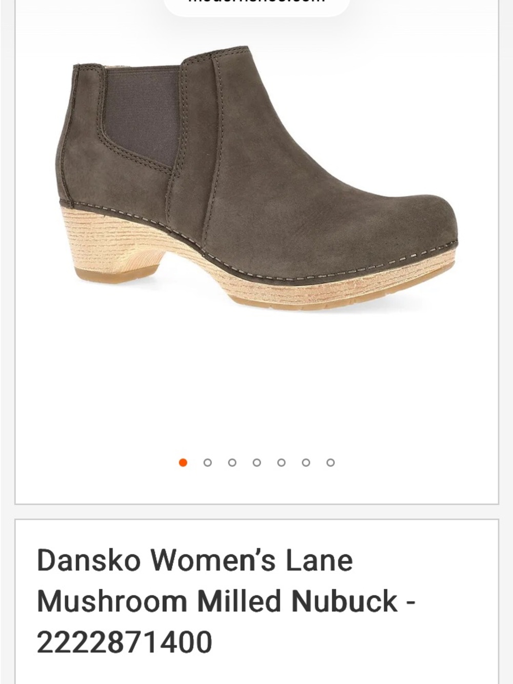 Dansko Lane Milled Nubuck Boots in Mushroom, 41
